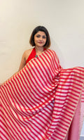 PURE MOONGA SILK WITH TISSUE STRIPES