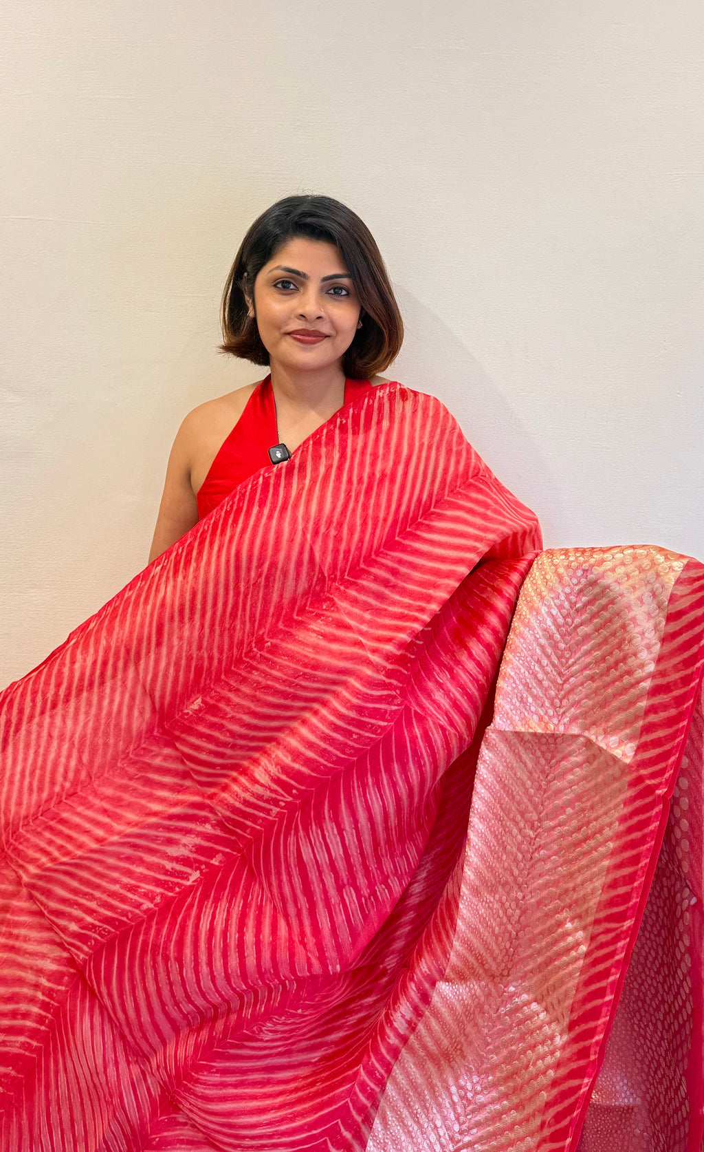 PURE SILK ORGANZA WITH AARASHI DYE